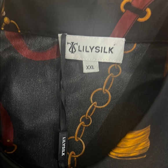 Lilysilk black gold chain top Louisville - Picture 5 of 8